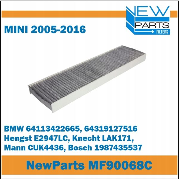 NewParts Filters MF90068C - Filtr kabinowy