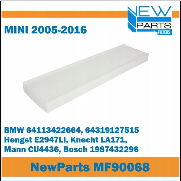 NewParts Filters MF90068 - Filtr kabinowy