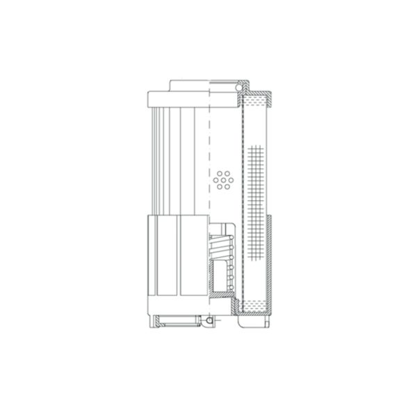 WIX R96C25CV - Filtr hydrauliczny P173486 HY10077 R623C10 HF28796 SH52622